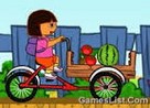 juego dora exploradora en triciclo