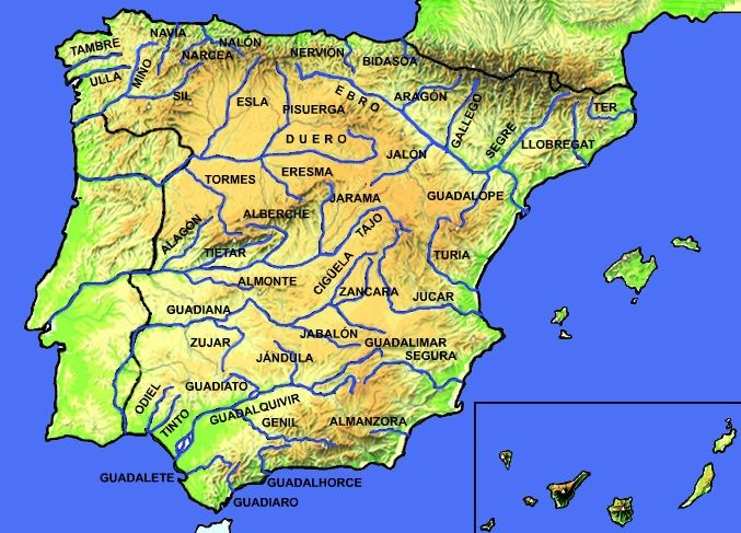 rios de españa