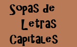 sopa letras capitales